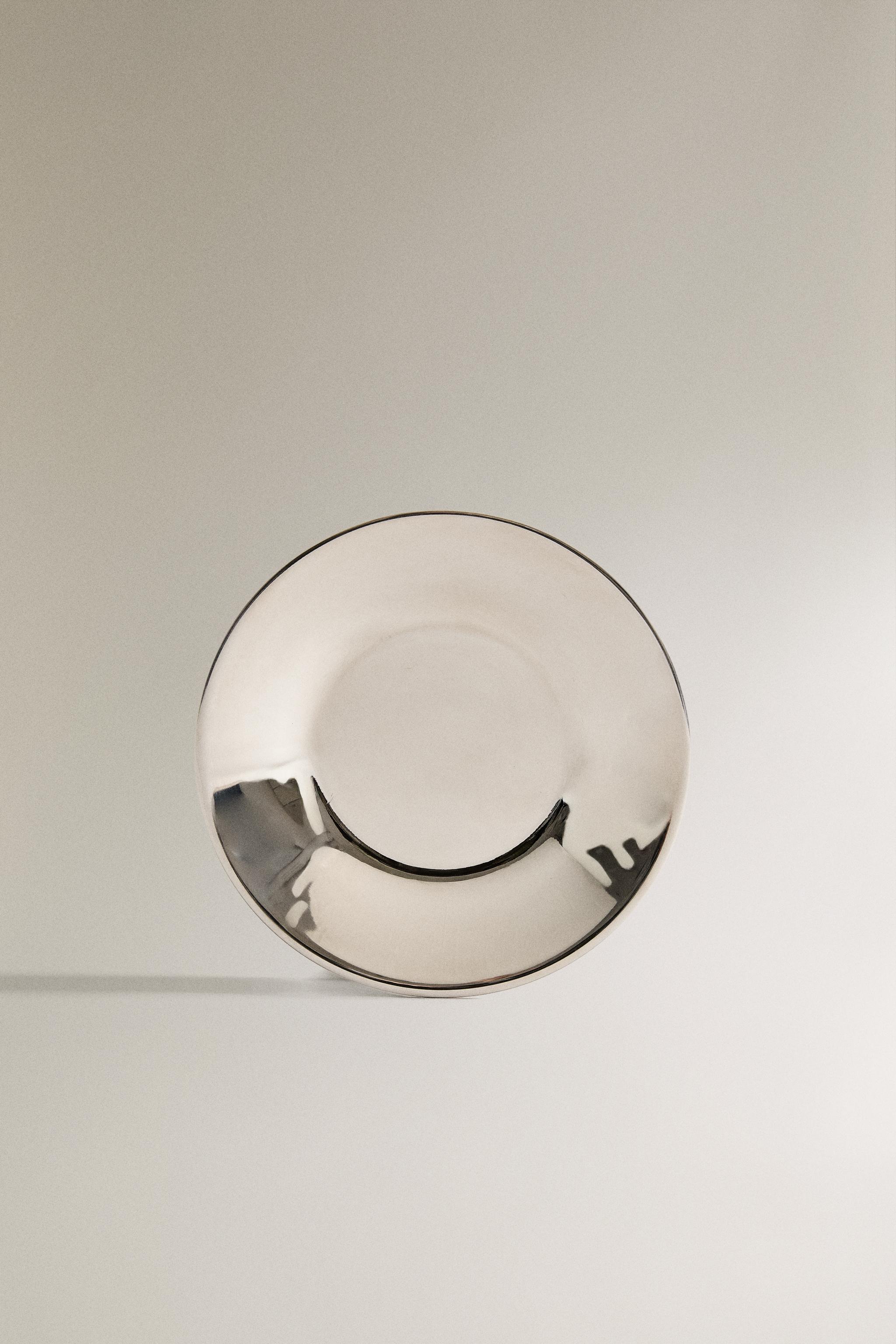 SHINY METAL BATHROOM SOAP DISH